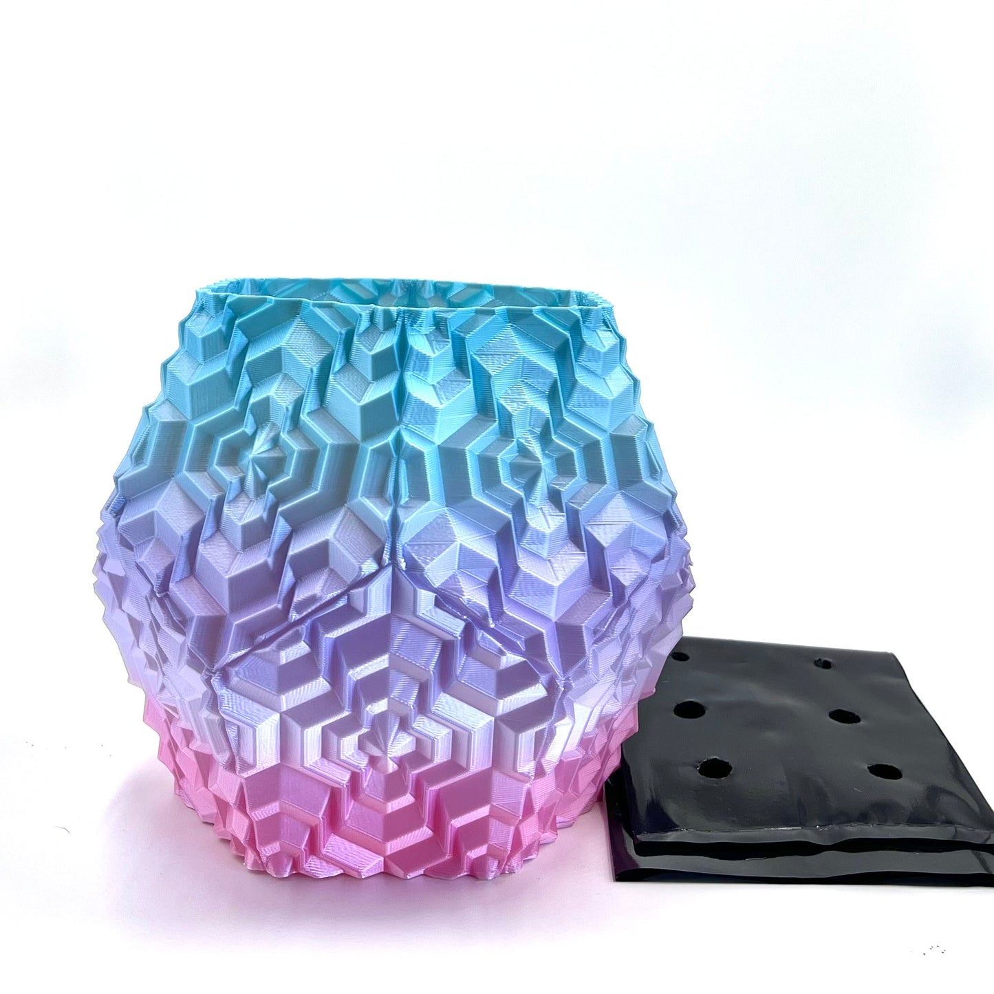 Noa Vase Rainbow (Blue, Purple & Pink)