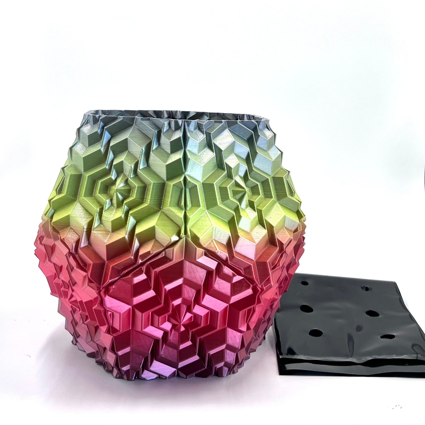 Noa Vase Rainbow (Red, Green & Blue)