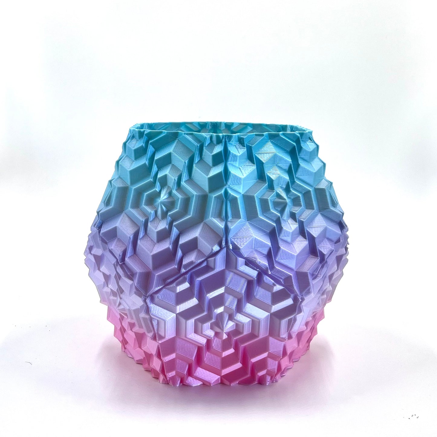 Noa Vase Rainbow (Blue, Purple & Pink)