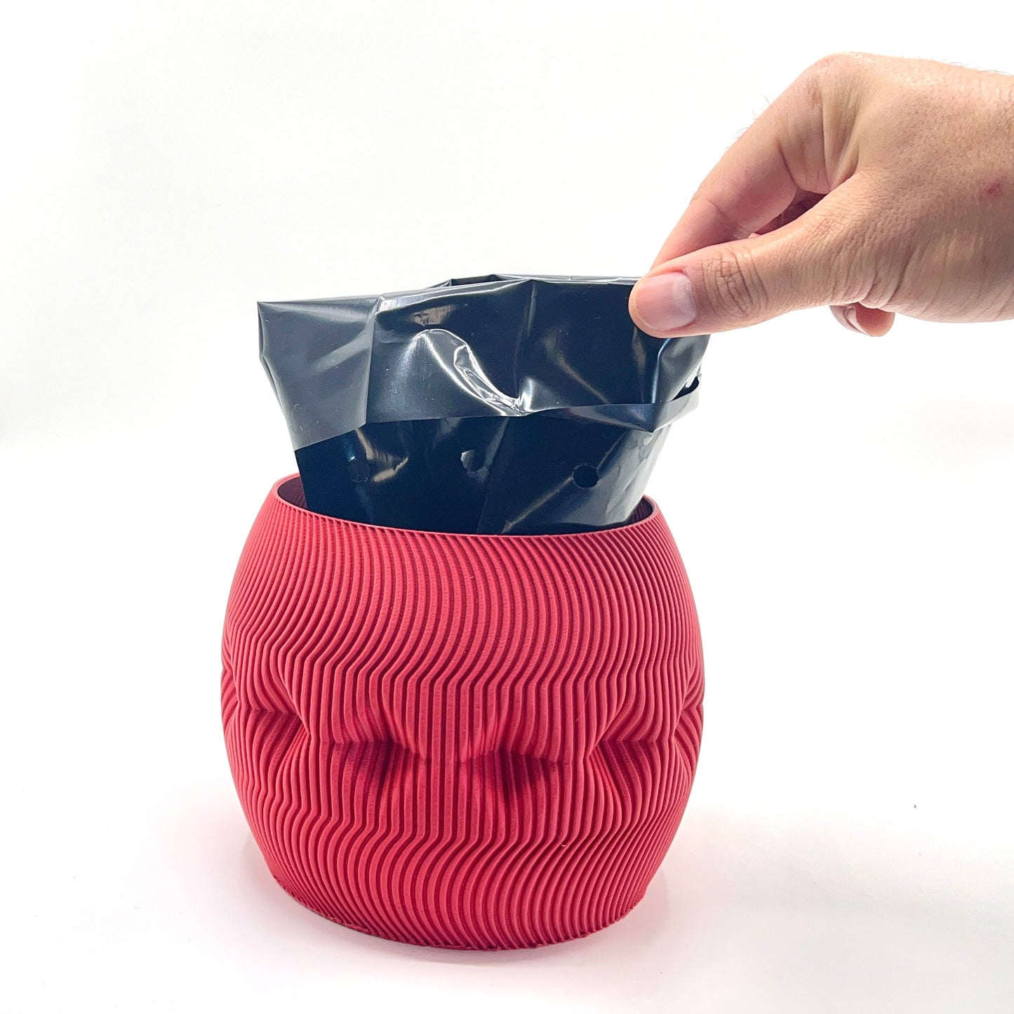 Yawe Self-watering Vase Army Red