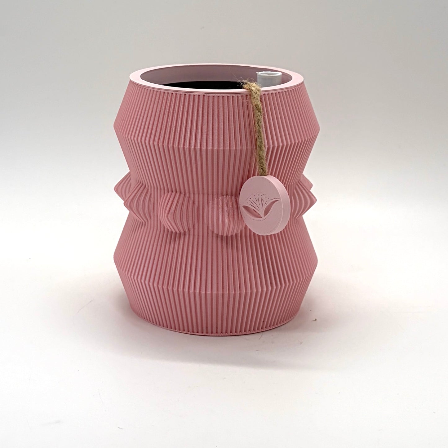 Yayo Self-Watering Vase Sparkly Pastel Pink Medium