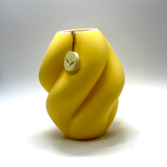 Wahari Self-watering Vase Pastel Yellow Large