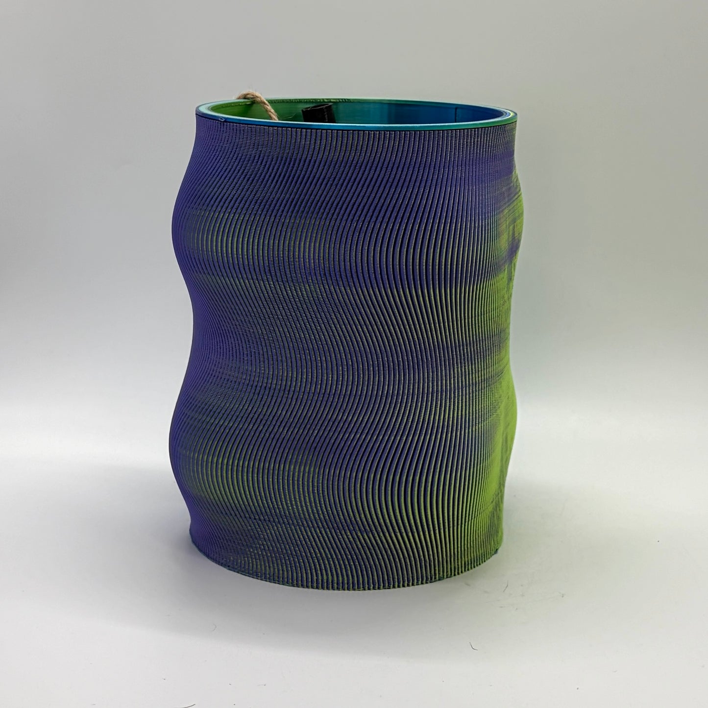 Kare Self-watering Vase Purple, green & blue
