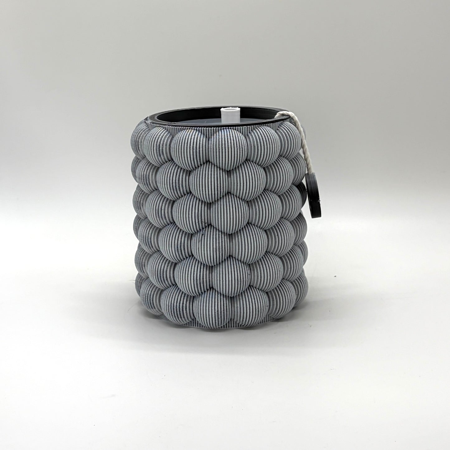 Pexeke Self-Watering Vase Black & White Medium