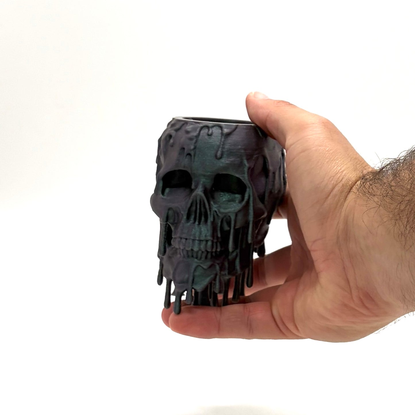 Hekura Vase Sparkly Dark Green Small