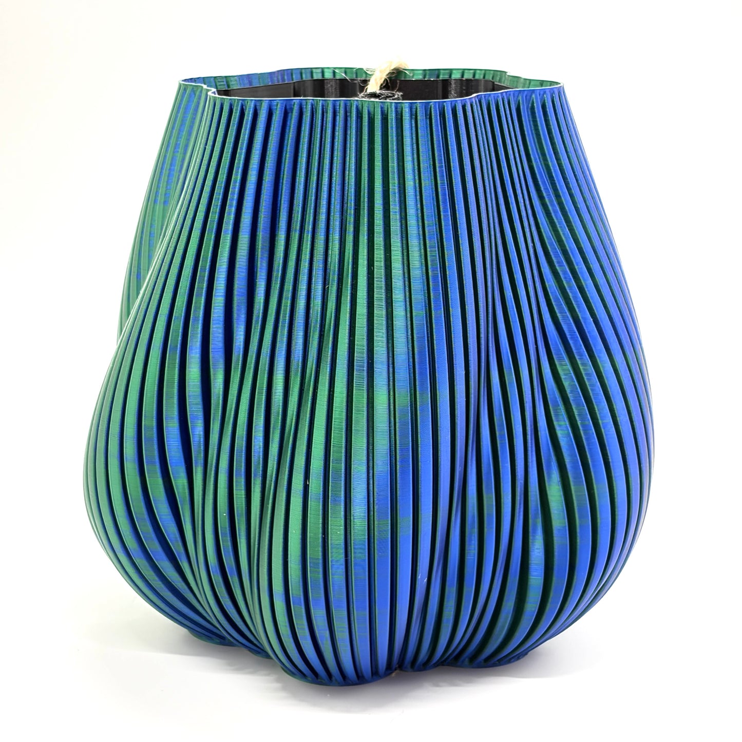 Wake Self-watering Vase Blue & Green Large
