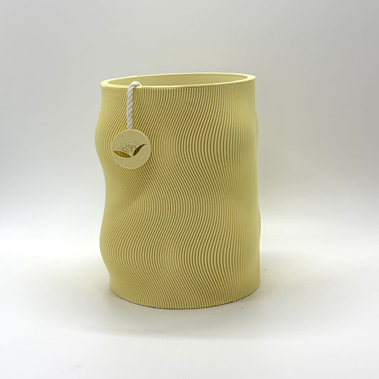 Kare Self-watering Vase Pastel Yellow Large