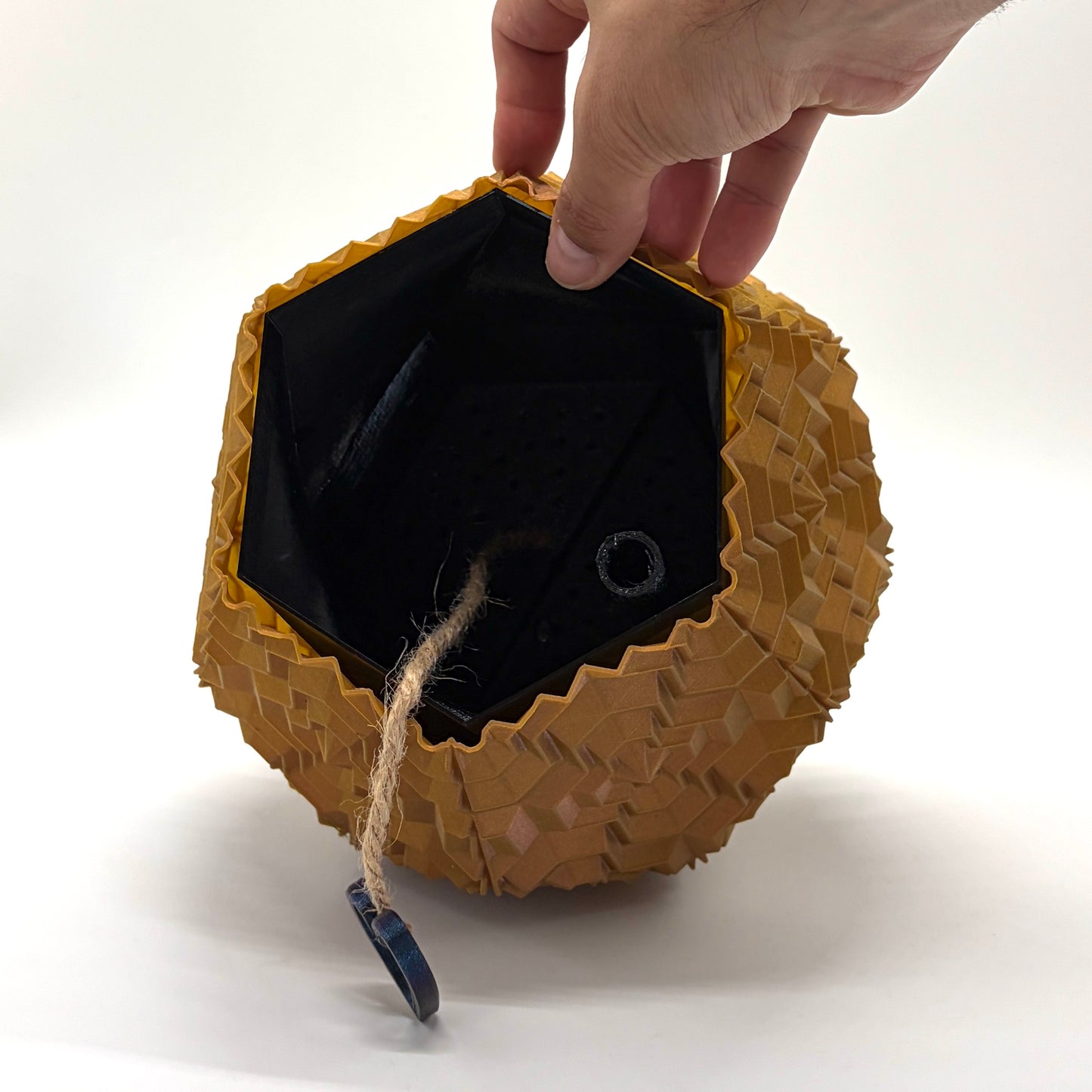 Noa Self-watering Vase Sparkly Gold Large