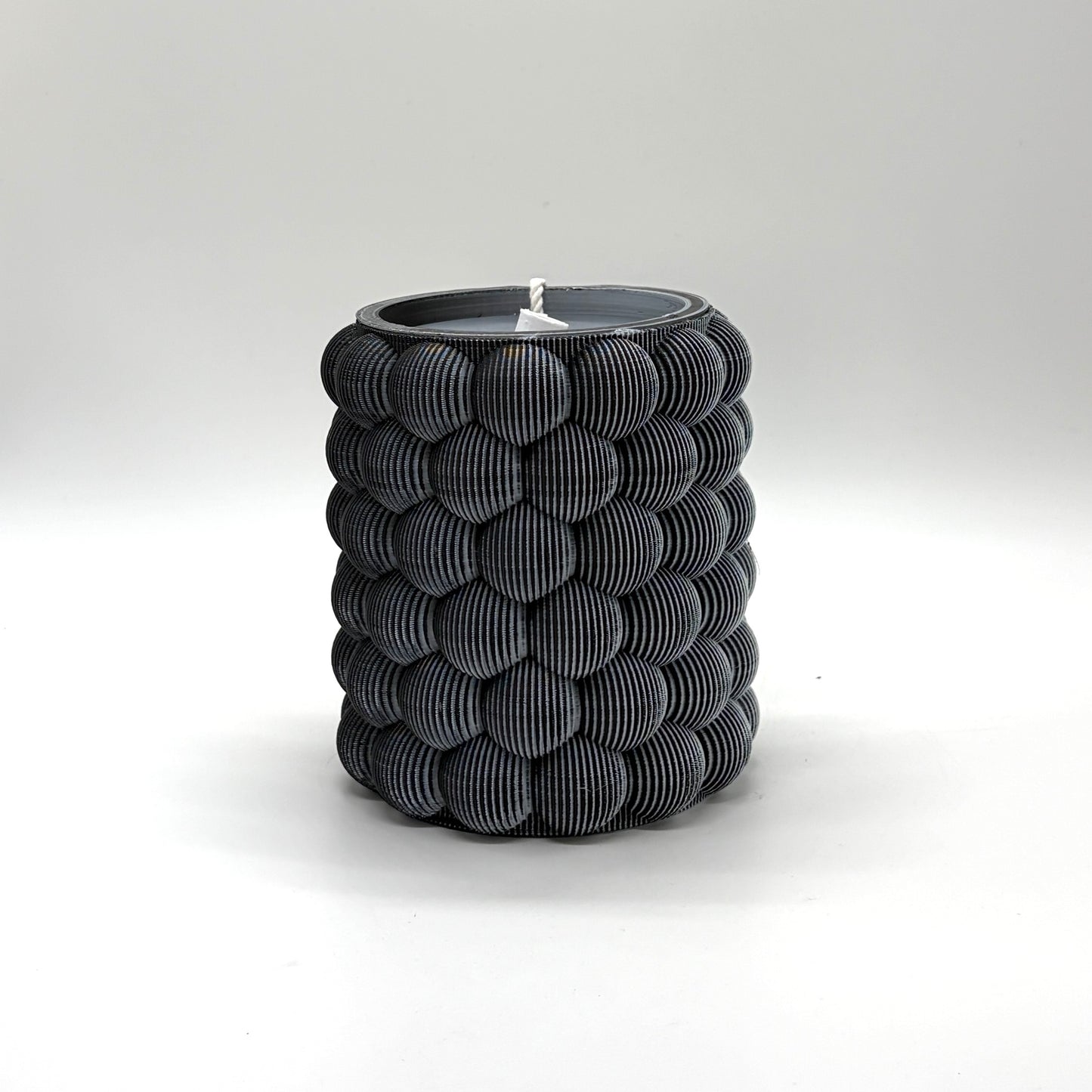 Pexeke Self-Watering Vase Black & White Medium