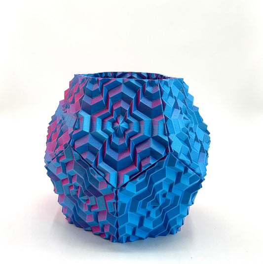 Noa Vase Bicolor - Blue & Pink