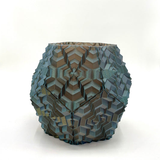 Noa Vase Rainbow Shimmering Green
