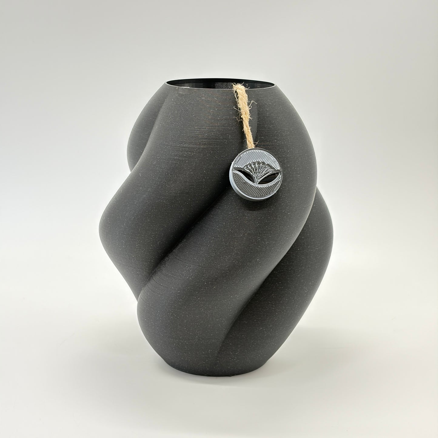 Wahari Self-watering Vase Sparkly Black Large