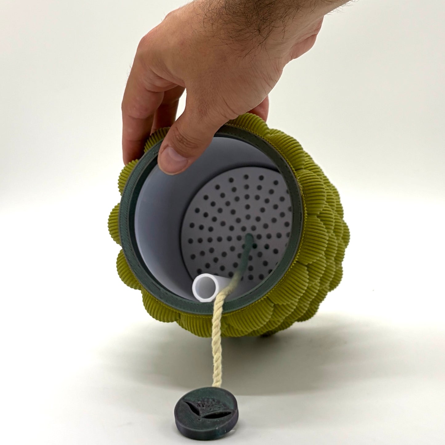 Pexeke Self-Watering Vase Olive Green Medium