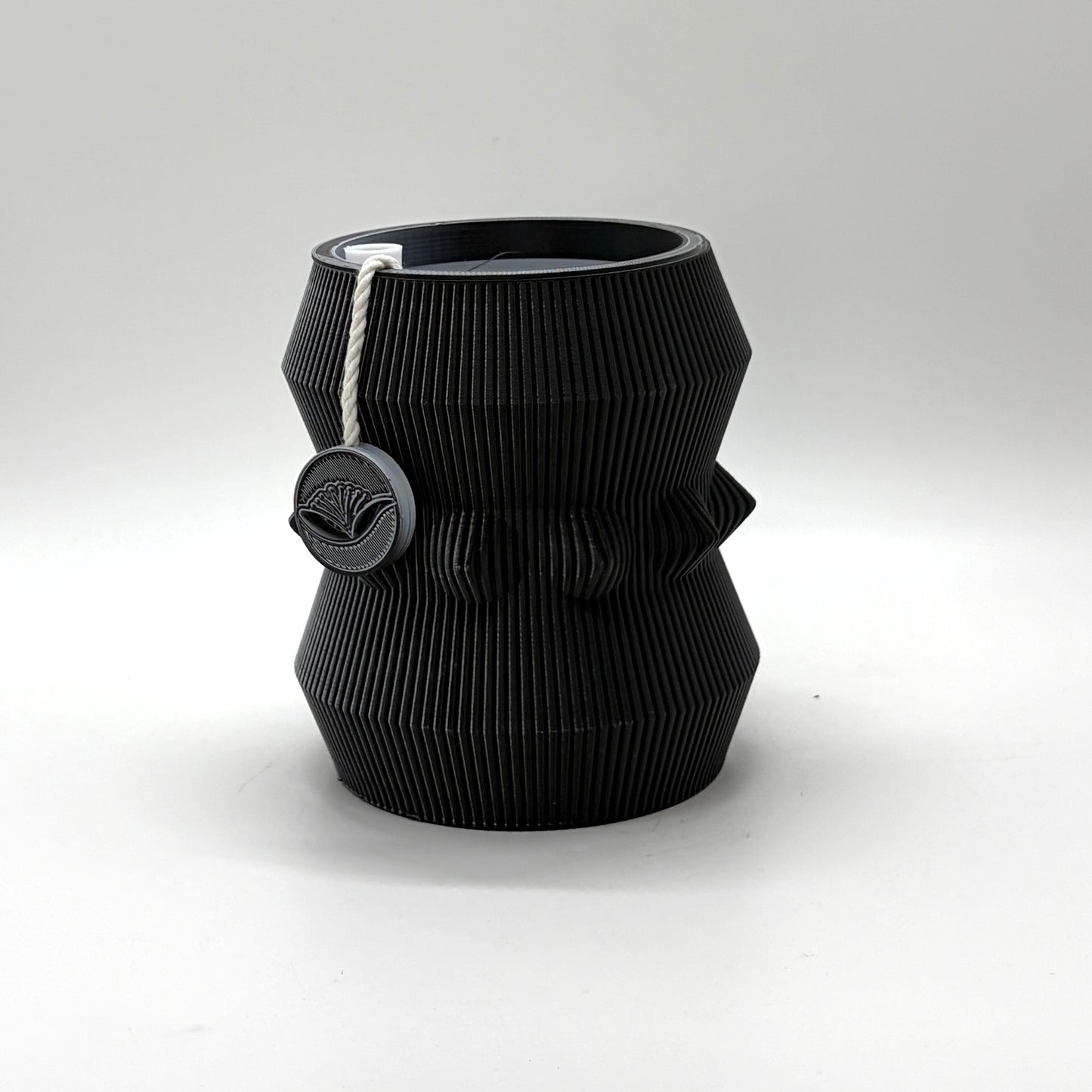 Yayo Self-Watering Vase Black & White Medium