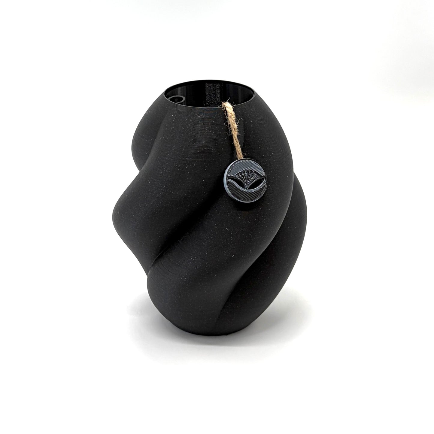 Wahari Self-watering Vase Sparkly Black Large