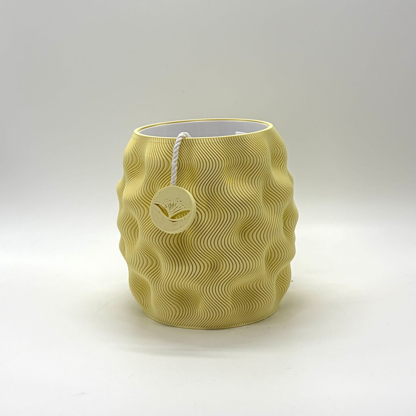 Watori Self-watering Vase Pastel Yellow Medium