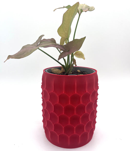 Wyty Vase Silk Red Medium