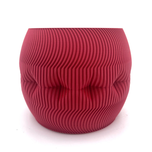 Yawe Vase Silk Red Medium