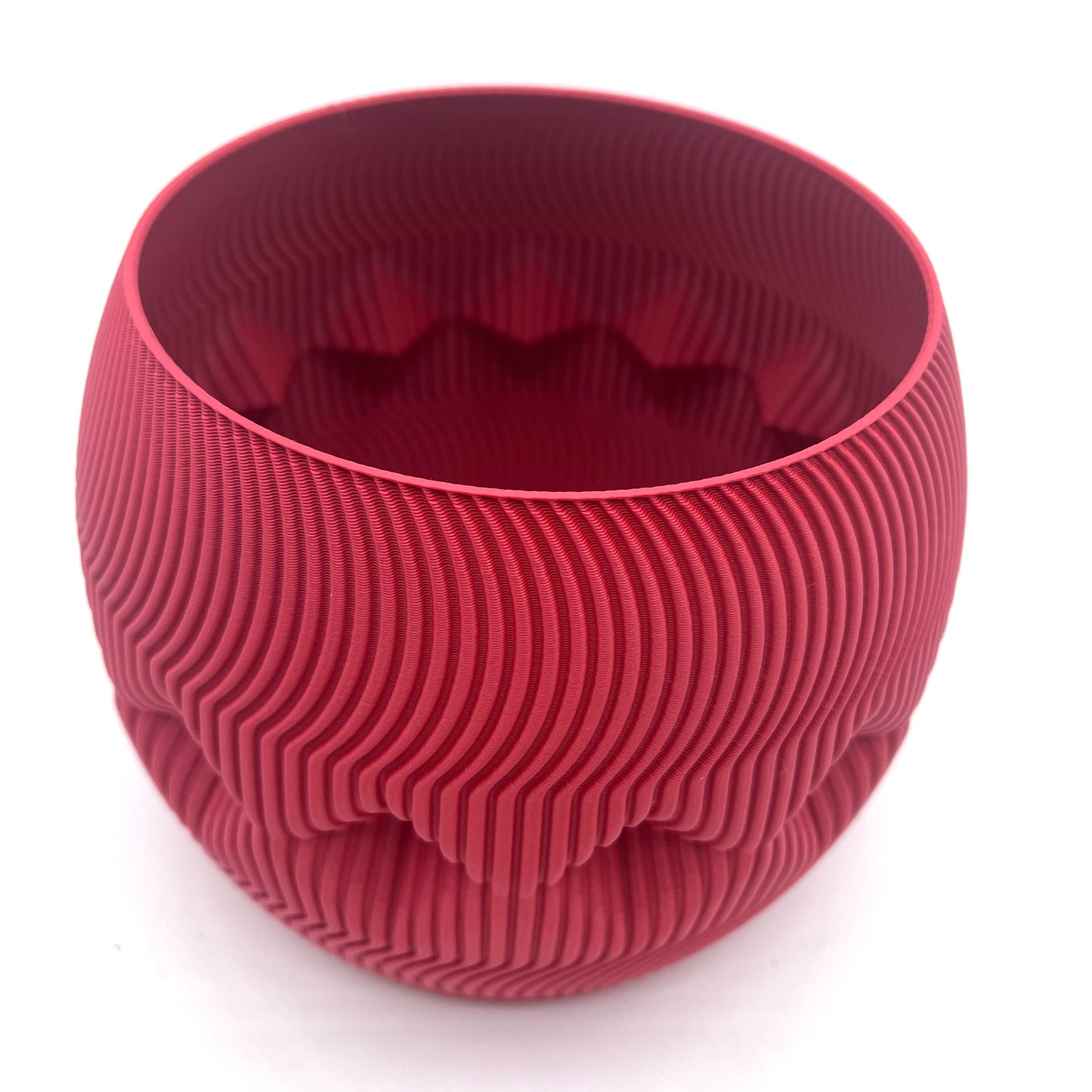 Yawe Vase Silk Red Medium